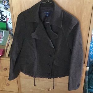 Gap 100% Wool Fall Bomber Coat
